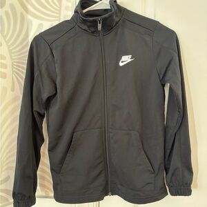 Nike boys black jacket and pants set